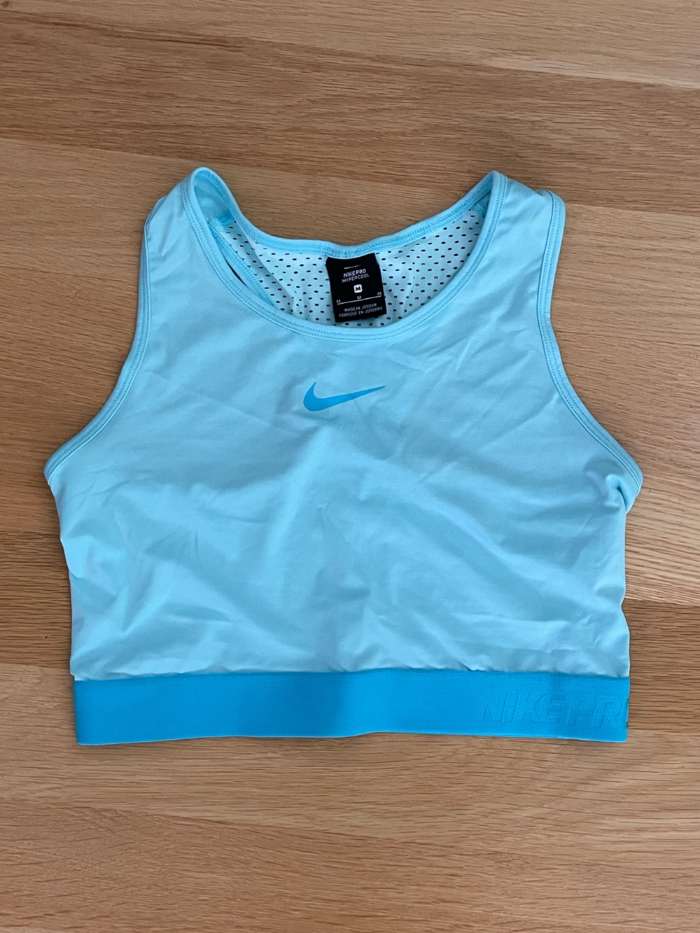 Nike Light Aqua Mesh Sports Bra